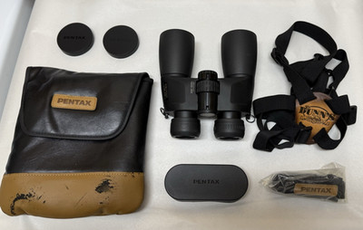 Pentax 10x50 PCF V Black Asahi Optical 5.0 Degree  Binoculars w/ Focus Lock