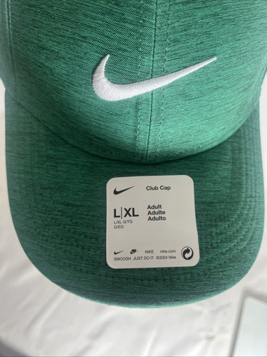 Nike Club Hat Dri Fit Adult Unisex Large/Extra Large Green Strapback NWT H17 - Picture 6 of 6