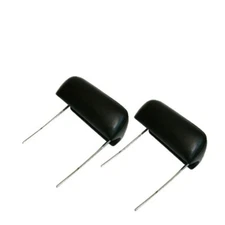 Head Rest For Bucket Seat Black Pair For 1969 Pontiac Buick Oldsmobile Chevrolet