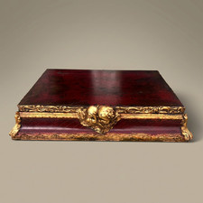 Base Barocca in Legno Fregi angeli - Artigianato Napoletano