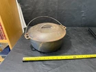 vintage Cast iron Griswold 5qt. pot 10 1/4 pan w/ lid #8 dutch oven