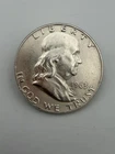 BU 1963 D Franklin Silver Half Dollar 50c US Coin Brilliant Uncirculated Denver