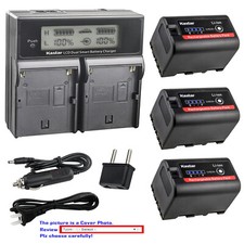 Kastar LCD Dual Fast Charger Battery for Sony BP-U30 BC-U1 BC-U2  Sony PMW-150