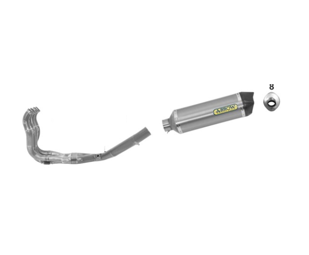 ミイ ARROW Full Exhaust Carbon Titanium / Stainless Steel BMW S 1000 RR