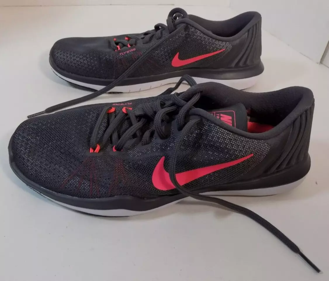 Chaussures Nike Training Flex Supreme TR5 femme taille 9,5 gris rose #852467 003 Flywire