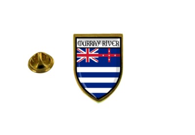 Anstecknadel Pin Abzeichen Souvenir Rathaus Flagge Land Wappen Murray River