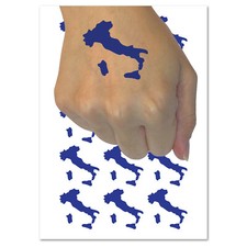 Italy Country Solid Temporary Tattoo Water Resistant Fake Body Art Set