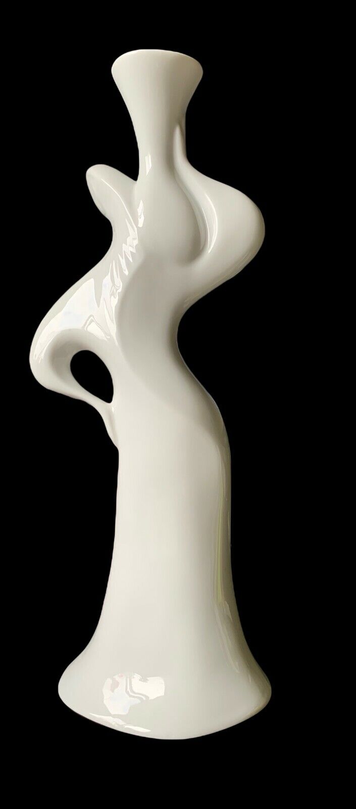 White Porcelain Namaan Figurine Woman With Jug 10\