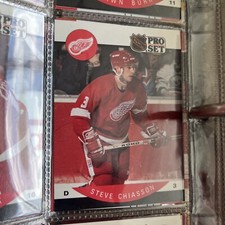 1990-91 NHL Pro Set Steve Chiasson Detroit Red Wings #69