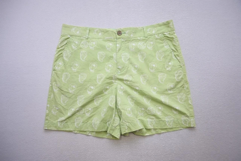 Pantalones Cortos Chinos Southern Proper Caqui Verde Plano Elástico Chino Para Hombres Talla 36 Foto 2 de 4