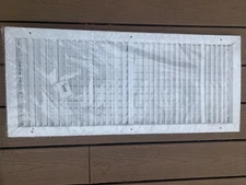 HART COOLEY 30”x 12” AC/HEATER Register 75060 Adjustable (2-way) White/Steel NEW