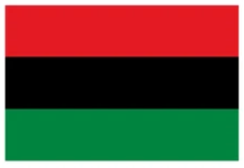 Pan African American UNIA International Flag Sticker Decal F717