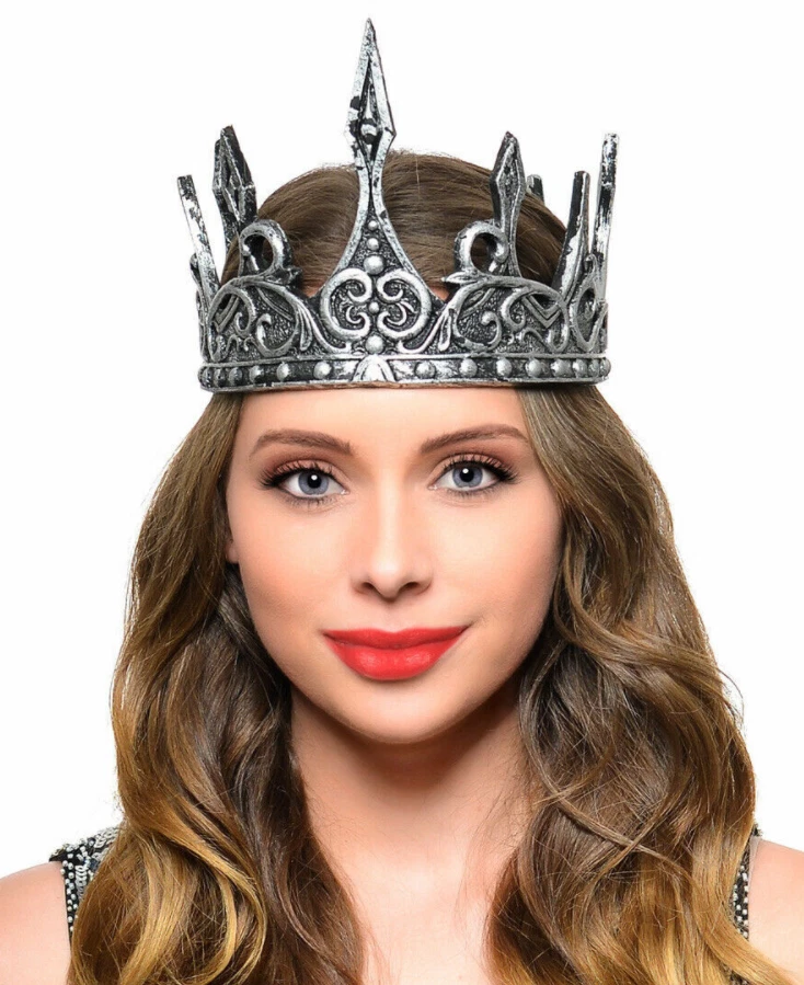 Мужчины King Crown PU пены 3D карнавальный костюм этап производительности реквизит для косплея серебро - Изображение 2 из 4