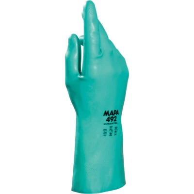 MAPA ULTRANITRIL 492 Chemiehandschuh Chemikalienschutzhandschuhe Gummihandschuhe - Bild 1 von 3
