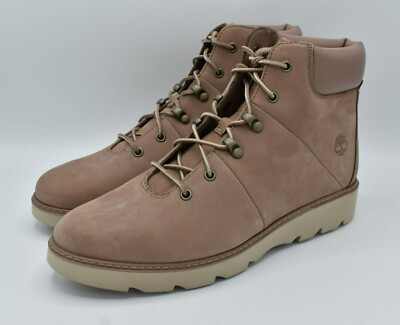 Timberland Womens Size 9.5 Keeley Field Mid Hiker Light Brown Nubuck Boots Shoes