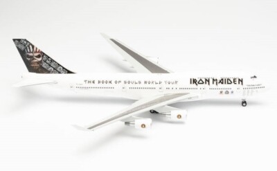 New! Herpa 571609 Iron Maiden Boeing 747-400 