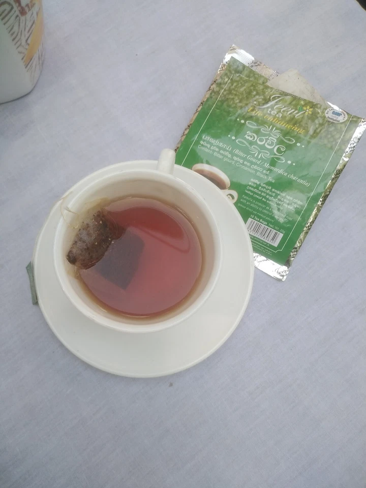 Bolsas de té de calabaza amarga melón amargo orgánico a base de hierbas control de azúcar en la sangre diabético Foto 2 de 2