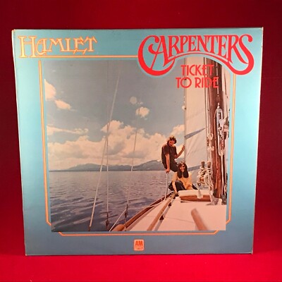 CARPENTERS Ticket To Ride 1970 VINYL LP Get Together All Of My Life Close To You