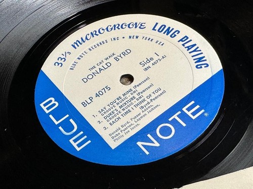 DONALD BYRD - CAT WALK- BLUE NOTE BLP 4075 ORIG 1962 MONO JAZZ LP RVG EAR Adams - Picture 3 of 3