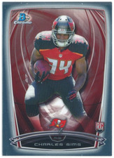 Charles Sims - Tampa Bay Buccaneers - 2014 Bowman Chrome Football - RC - #137