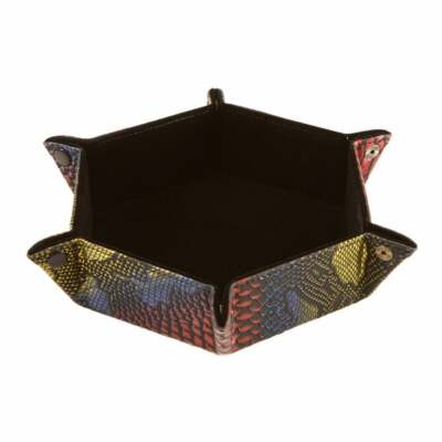 Chromatic Wyrmskin Folding Dice Tray Roller - Poly RPG DnD Dungeons Dragons AD&D