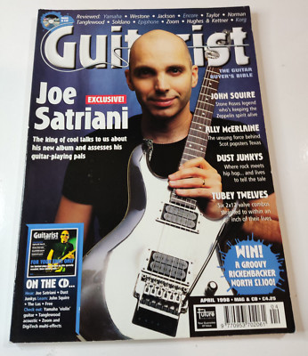 Guitarist Magazine April 1998 - Joe Satriani The Crystal Method