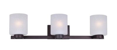 Forte Lighting 5142-03 Bronze 3-Light 29''W Bathroom Vanity Light