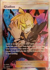 Gladion 109/111 Crimson Invasion Ultra Rare Full Art- Mint/NM