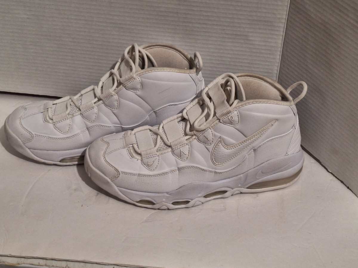 Size 13 Nike Air Max Uptempo '95 Triple White for sale online