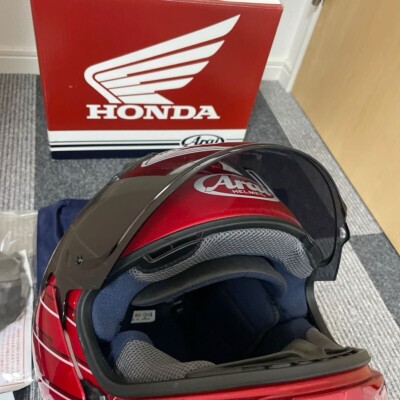 Arai RX-7X - CB Full Face Motorcycle Helmet Red L Size 59-60cm