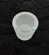 Seltenes Lucky Strike Logo Windlicht Teelicht satiniert Milchglas Gravur wie NEU