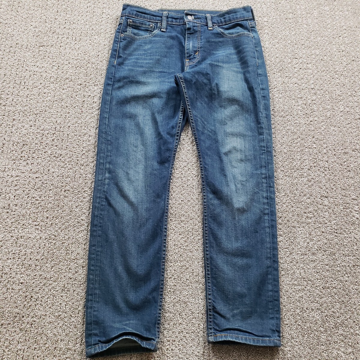 LEVIS 502 Jeans 30x28 Blue Tapered Flex Denim Pants Casual Skater 