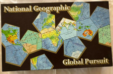 National Geographic Global Pursuit Board Game Complete 1987 New Never