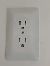 Taymac 2000w Paintable Outlet Cover Wall Plate White