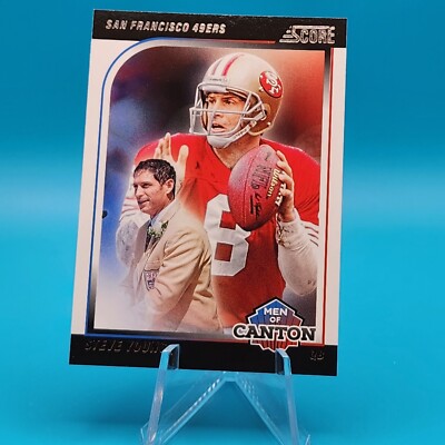 Steve Young''Men of Canton''  SF 49ers 2024 Score Football #17