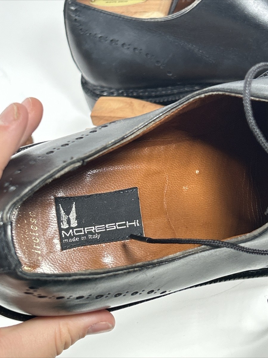 RARE MORESCHI Tirolese wholecut brogue shoes Size 11 | eBay display picture 1