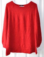 Style and Co Womens Size S Red Long Sleeve Pullover Sweater - NEW