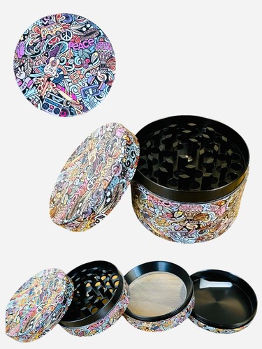 GRINDER MODELS 48 TYPES Metal Magnetic Shark Teeth Grinder Herb Shredder (UK) - Foto 179 di 322