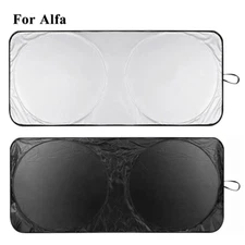 For Alfa Large Car Windshield Sun Shade Cover Foldable Anti UV Sunscreen Visor