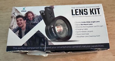 Xenvo Pro Lens Kit for iPhone Android 15x Macro and 0.45x Wide Angle Lens