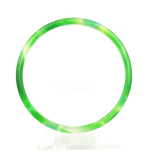 Multicolor Natural Ice Chalcedony Agate Jade Thin Round Women Bangle Bracelet - Picture 23 of 61