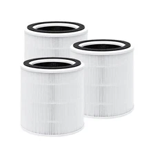 Nispira 3-In-1 True HEPA Filter for TaoTronics Air Purifier Part TT-AP005. 3 Pk