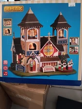 New Lemax Village Collection Christmas Chimes W/ 4.5V Adaptor #25859 Fast Ship