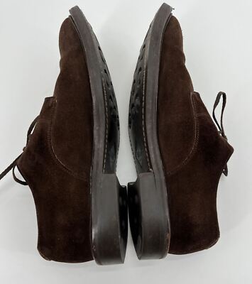 Lotus Of England C-169 Brown Suede Lace Up Oxford Shoes Mens  display picture 2