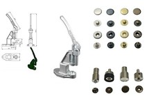 S-Feder Druckknöpfe 10mm, 12,5mm, 15mm, stahl, Knopf, Snaps Buttons Metallknöpfe