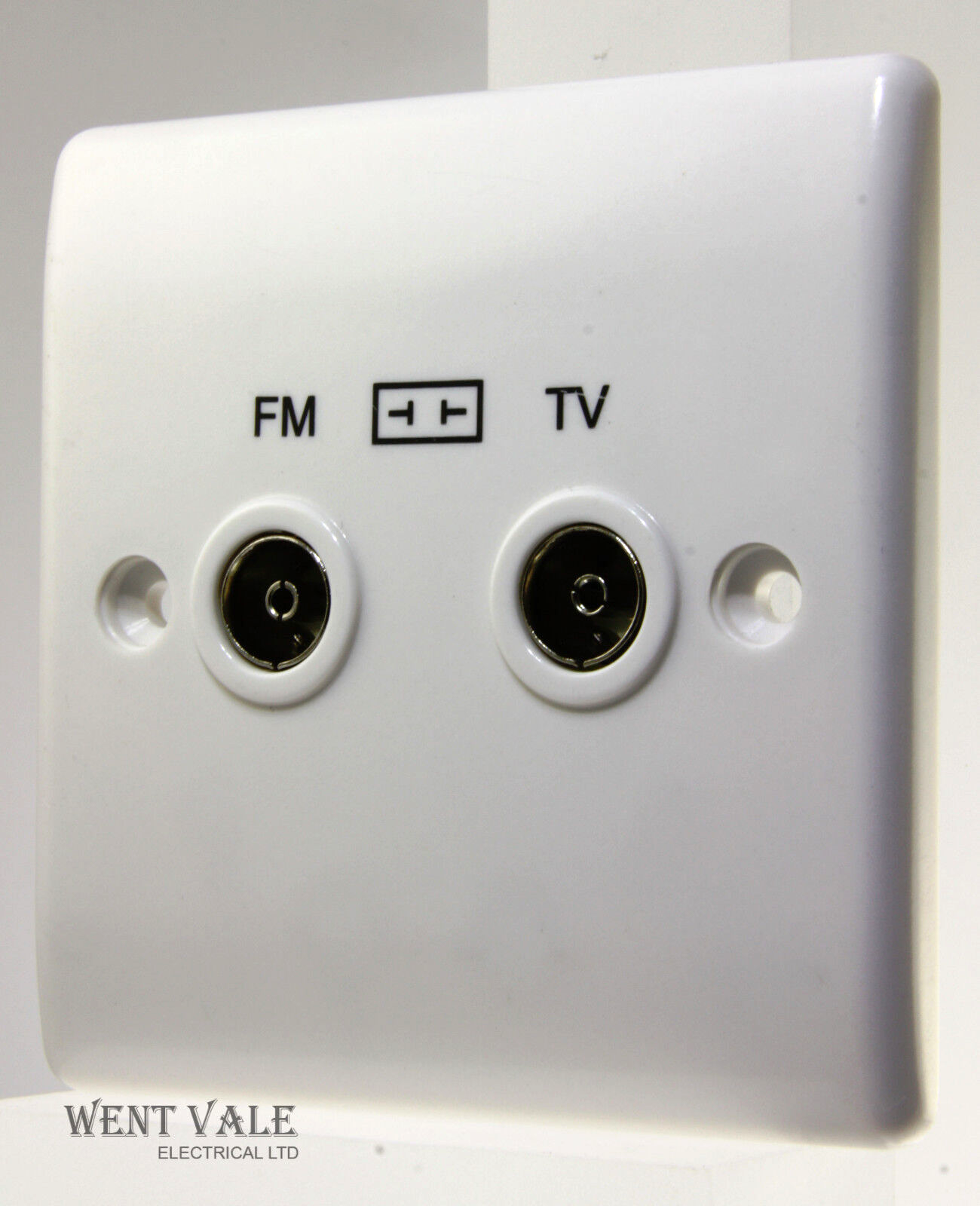 BG Nexus - 866-01 - 2 Gang TV/FM Diplexer Socket Outlet New