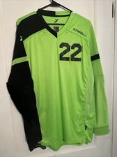 Storelli Men’s XL Exoshield Gladiator Green And Black Soccer Shirt