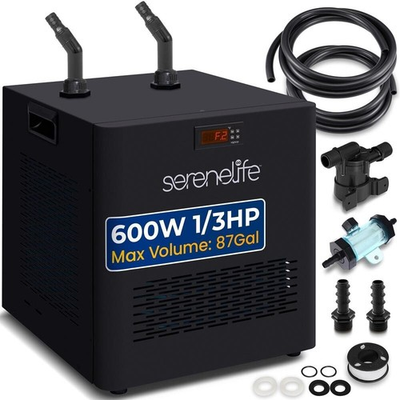 #ad SereneLife Cold Plunge Water Chiller 600W 1 3 HP Cooling System Quiet Design $312.99