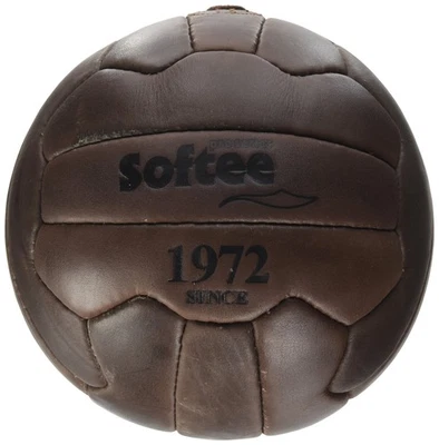 Ancien ballon de football en cuir - Mi-XXe - Objet de