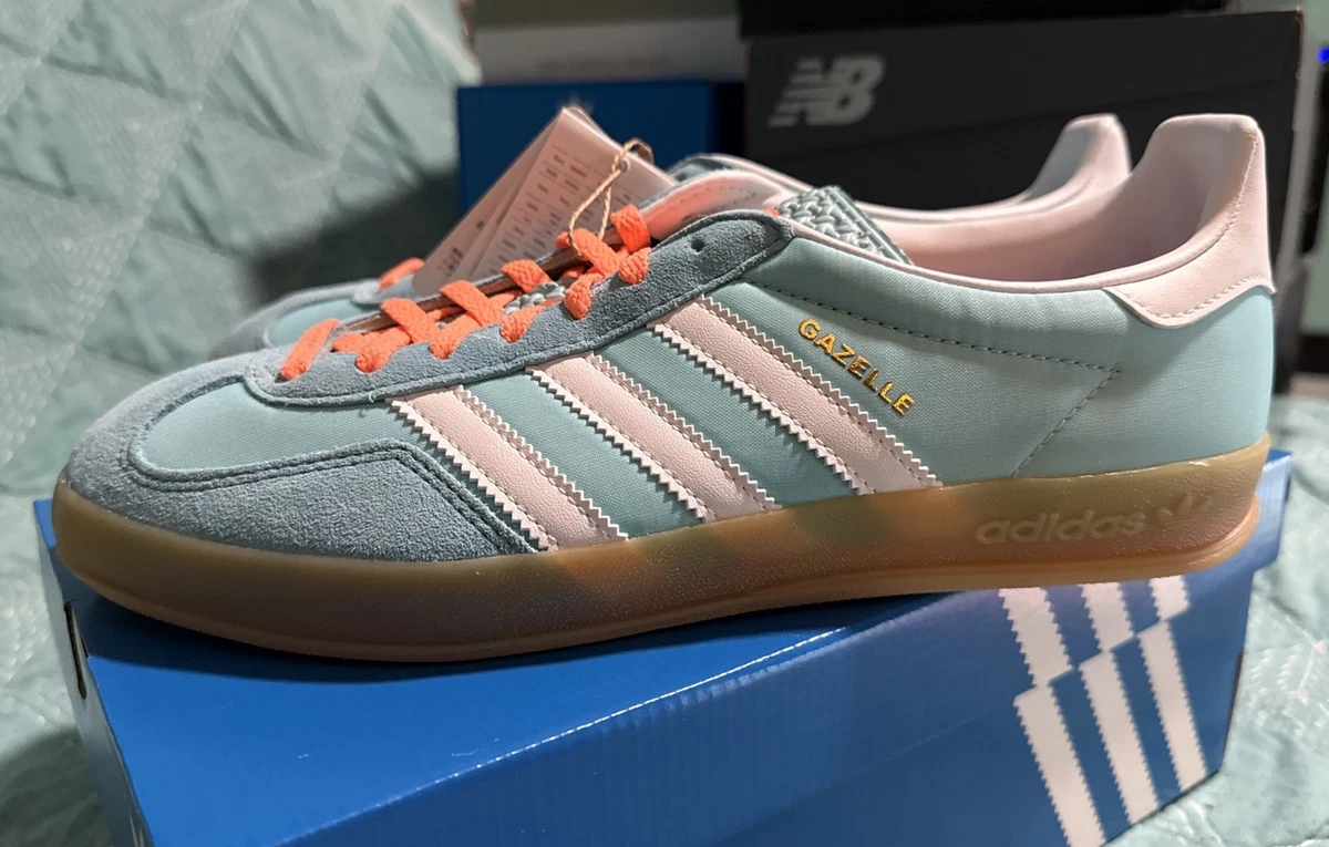 adidas gazelle silver green womens adidas Originals Gazelle Indoor